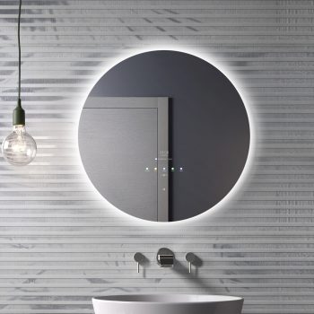 Miroir de salle de bain intelligent rétroéclairé Android 11
