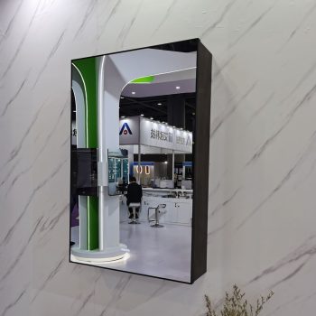 Miroir intelligent de porte d'armoire à pharmacie de salle de bain