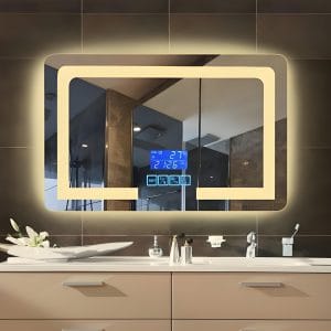 Fog-resistant smart mirror with anti-fog feature