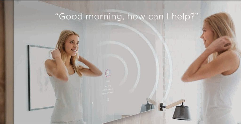 smart mirror with voice control