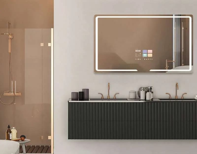 Android based LED Smartmirror With WiFi and Touch Interactive Screen built-in