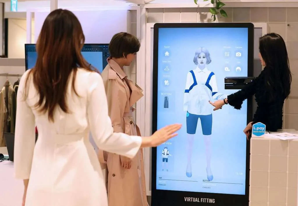 2D Smart Fitting Mirror is the early concept of smart dressing and fashion Tools